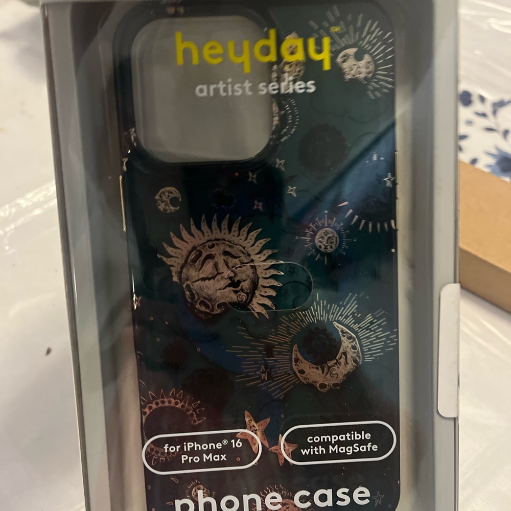 Heyday Artist Series Celestial Phone Case for iPhone 16 Pro Midnight artist